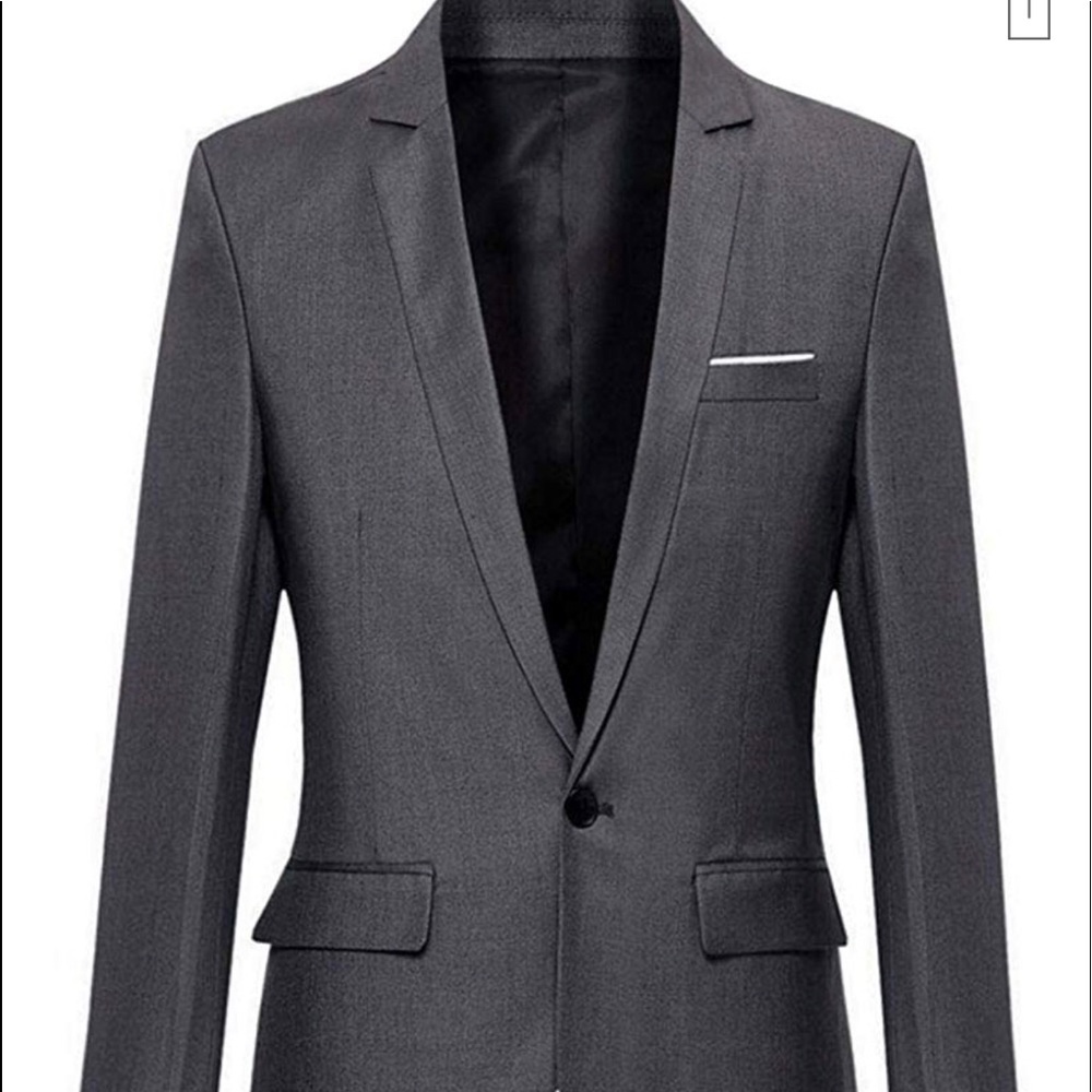 ASOS GRAY SUIT JACKET SZ 38 SHORT!